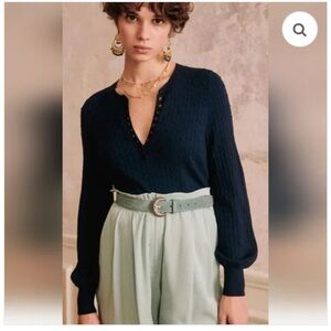 Sezane Zoe Merino Wool Sweater XS